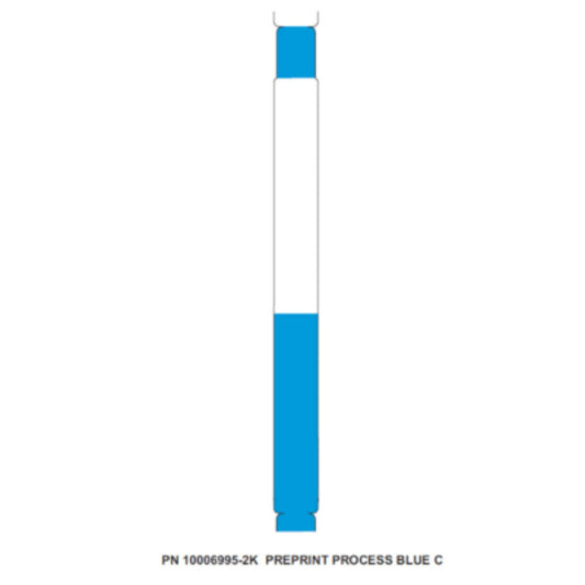 Direct Thermal Wristbands (Blue) – 200 pcs/roll | Healthcare Wristbands