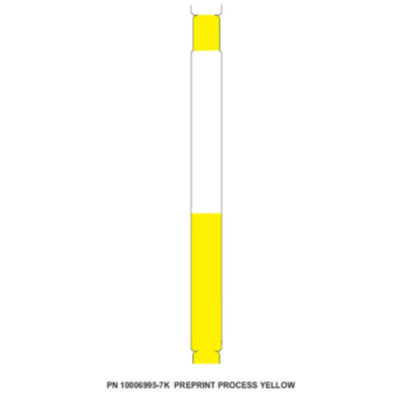 Direct Thermal Wristbands (Yellow) – 200 pcs/roll | Healthcare Wristbands