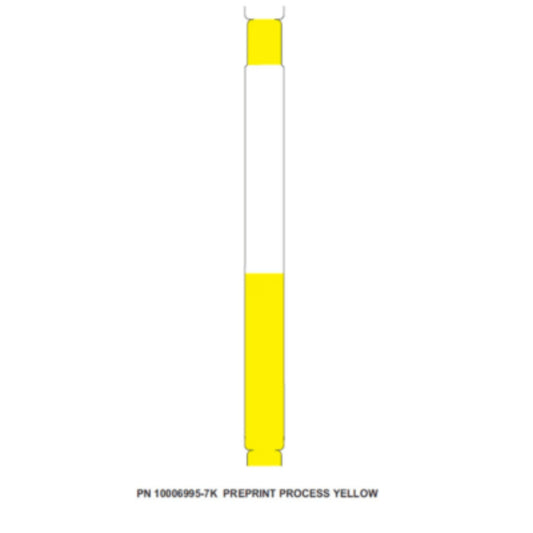 Direct Thermal Wristbands (Yellow) – 200 pcs/roll | Healthcare Wristbands
