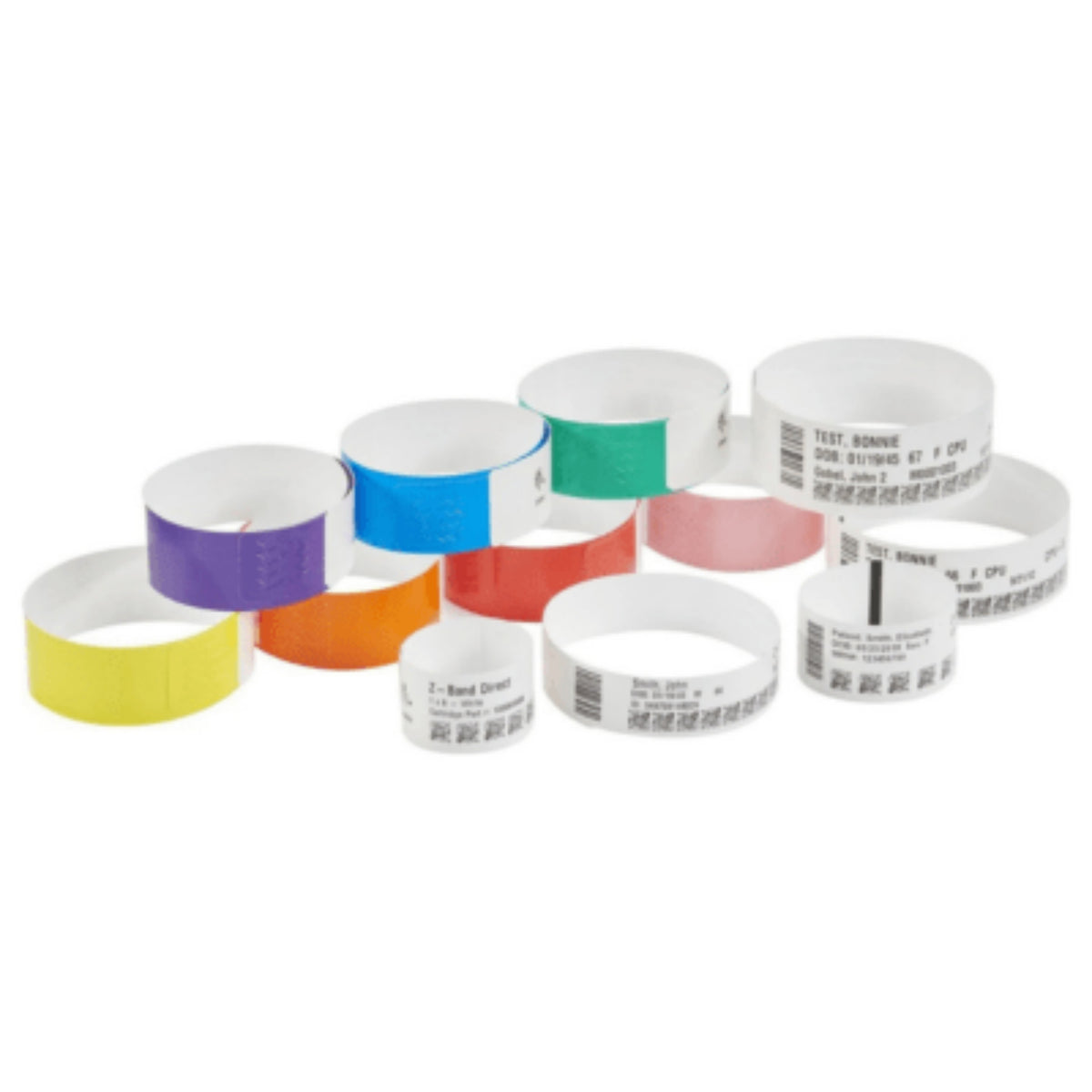 Direct Thermal Wristbands  (Blue) – 200 pcs/roll | Healthcare Wristbands