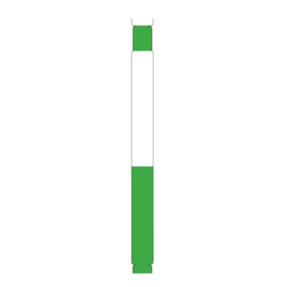 Direct Thermal Wristbands (Green) – 200 pcs/roll | Healthcare Wristbands
